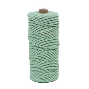 4mm彩色包芯棉绳diy手工编织棉线绳创意瓶套花朵编织材料包装饰绳
