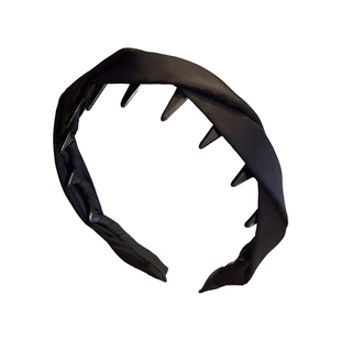 黑色发箍女款高颅顶2025新款秋冬洗脸专用头箍带齿压发卡发捆头饰