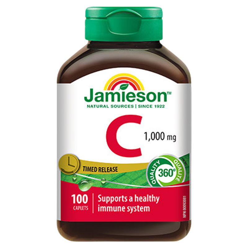 Jamieson健美生官方旗舰店维生素C缓释片高浓度vc