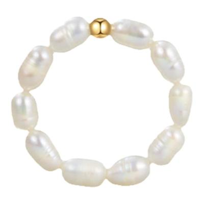 AmberLollipop淡水珍珠戒指女