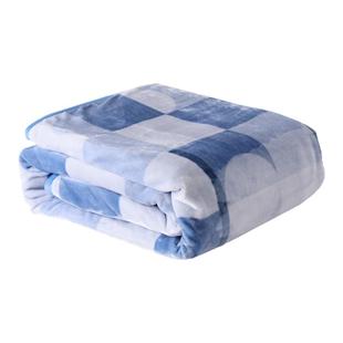 卡撒天娇盖被冬毛毯法兰绒毯北欧简约空调保暖加厚毯盖被毛毯