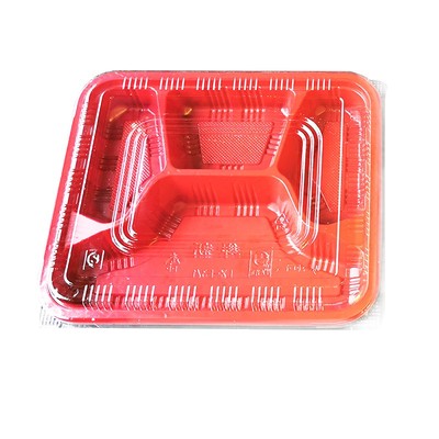 可微波快餐盒一次性分格食品级