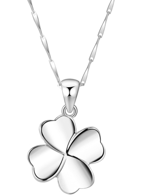 【一物一证】999纯银四叶草项链