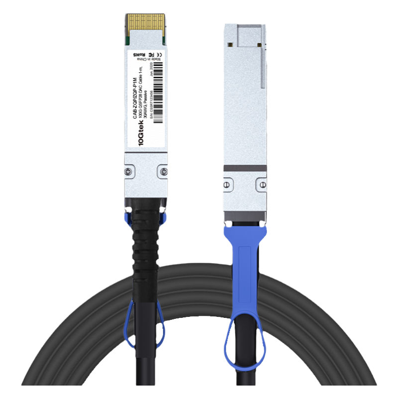 QSFP28 100G高速電纜  DAC堆疊線IB線 直連線銅纜 兼容Mellanox華為FPGA交換機(jī) 支持infiniband/以太網(wǎng)協(xié)議