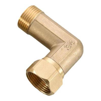 全铜加长弯头4分内外丝6分双内丝活接延长接头DN20dn15双外丝配件