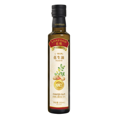 农畉一级压榨花生油浓香250ml