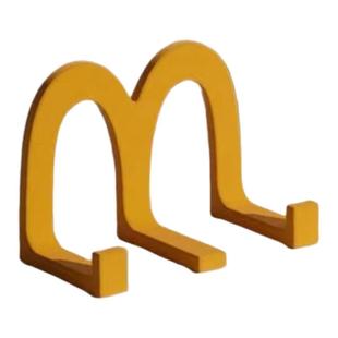 M型麦当当麦当劳手机支架麦当劳手机支架办公室桌面摆件女生工位可爱高级感小众