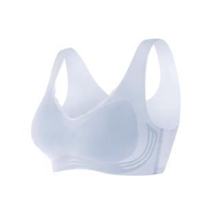 浪莎无痕内衣女2026新款爆款小胸聚拢文胸冰丝透气无钢圈背心KU