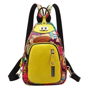 2025新款潮胸包大容量牛津布双肩包单肩手提女斜挂包潮流单肩斜挎