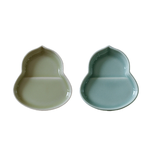 问心堂陶瓷福禄墨碟墨盒墨汁收纳国画颜料笔搁笔掭墨池毛笔书法国画专用文房四宝毛笔墨盘陶瓷墨盒