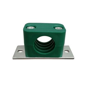 西德福 轻型内六角管夹 钢管固定夹塑料管夹 底板加长管夹6-35