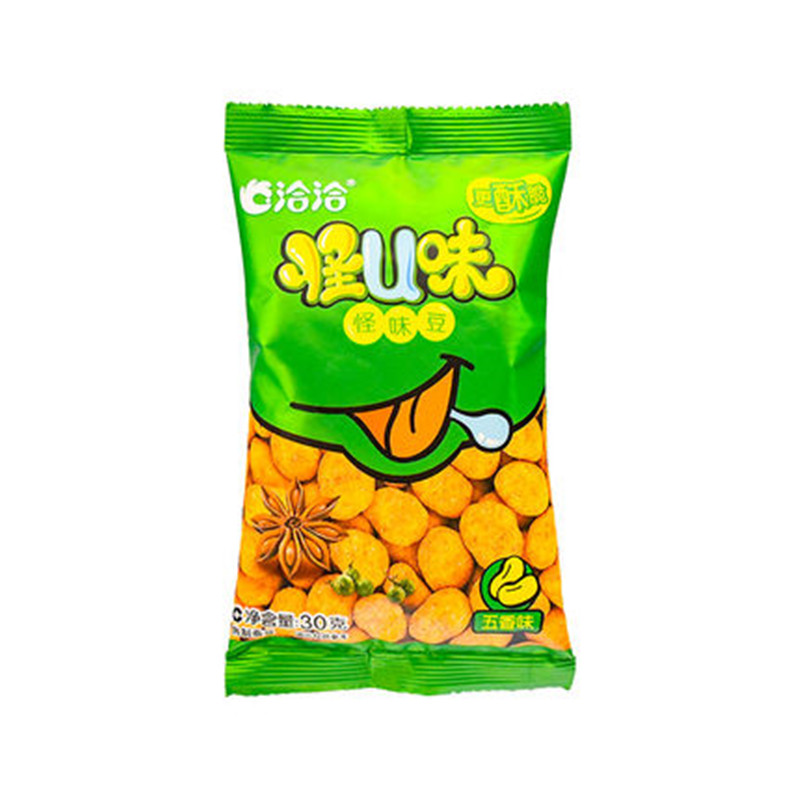 洽洽怪味豆蚕豆80g*5袋五香麻辣蟹黄番茄味蚕豆恰恰即食休闲零