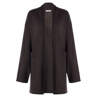 LYNEE【雾野行吟】2025秋冬中长款针织开衫女宽松气质慵懒风外套