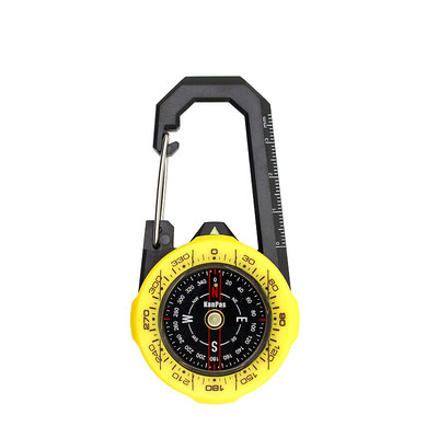 专业户外指北针Kanpas夜光登山扣