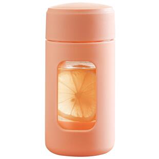 沃普夏季迷你可爱玻璃水杯女生高颜值防摔隔热便携小巧办公室杯子