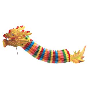 马年装饰手持舞龙灯笼摆件办公室公司年会春节场景布置拍照道具