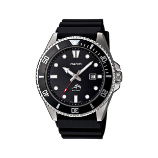 卡西欧手表男学生防水剑鱼海洋之心夜光潜水非机械石英表MDV-106