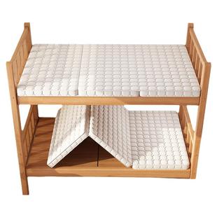 床垫宿舍学生三折叠椰棕乳胶硬垫子单人90x190高中专用榻榻米垫子