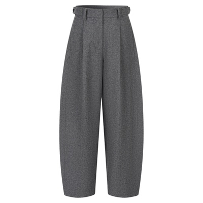 MHV ARCHIVE 羊毛混纺 女士萝卜廓形休闲长裤