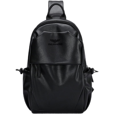 法莱阿玛尼【专柜正品】胸包男士时尚百搭斜挎包多功能单肩小背包