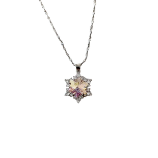 闪耀心魄~圣诞雪花项链新款2024爆款配饰女轻奢小众秋冬锁骨链女