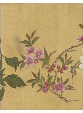 周之冕百花图卷国画花鸟画