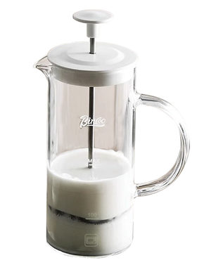 Bincoo玻璃法压壶手动打奶泡器