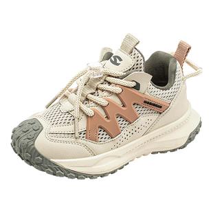 哈比熊童鞋儿童运动鞋男童女童2026春夏季新款网面透气中大童跑步