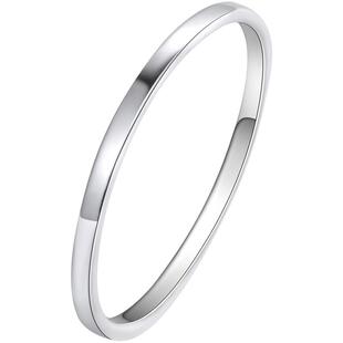 ZEGL999纯银素圈戒指女款小众设计高级感春夏个性食指戒套戒尾戒