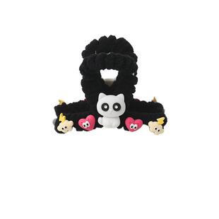 JOJO'S L. PD.safflower.抓夹黑猫白猫可爱diy制品百搭简约 |红花