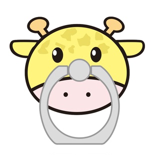 卡通简约动物头像指环扣支架粘贴式手机懒人指环支架手环扣定做女