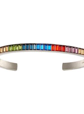 CISSY SHI波西米亚系列手镯 镀古银色圆钻/长钻/黑钻/白钻手镯