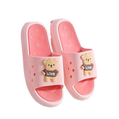 网红厚底卡通浴室防滑显瘦凉拖鞋