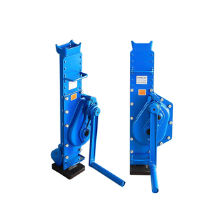 HUGO手摇挎顶机械式跨顶5/10/15/20吨齿条千斤顶起道机手摇千斤顶