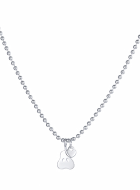 透莎雪梨爱心925纯银项链女