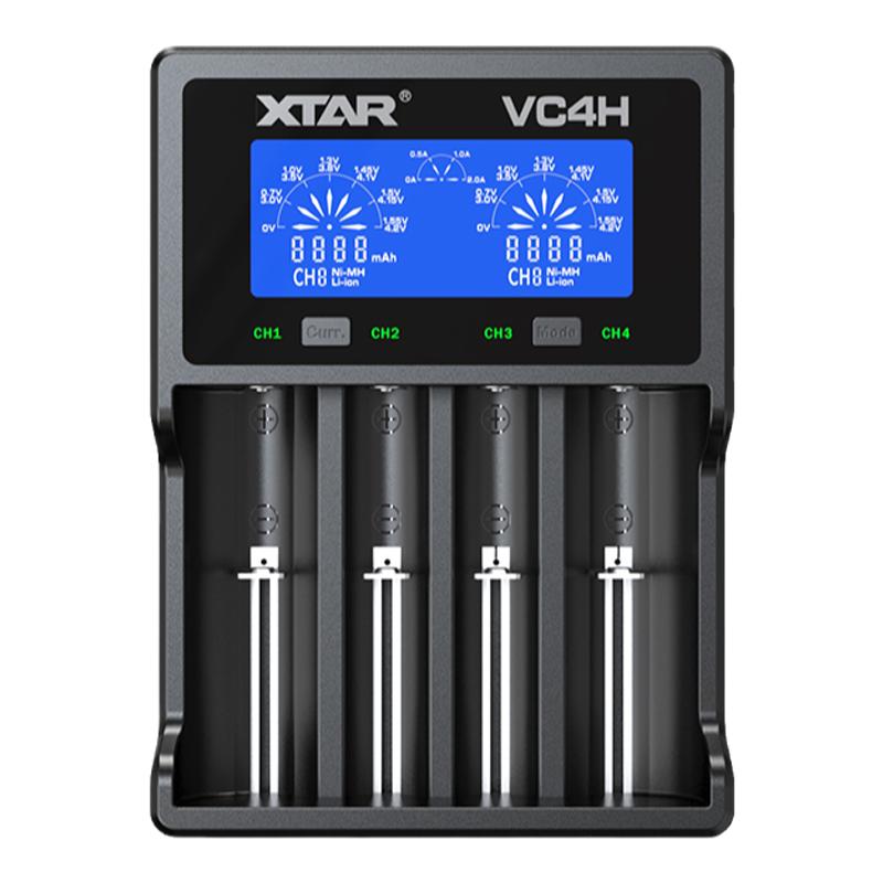 XTAR VC4H 18650锂电池4.2V专用充电器多功能通用21700快充3.7v