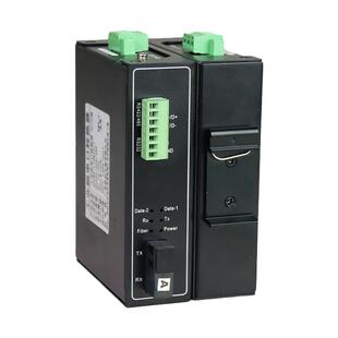 拓轩工业级数据光端机RS485/422/232串口光纤转换器2路千兆网口双向485数据光猫RS232单纤收发器