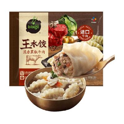 必品阁王水饺黑椒牛肉300g