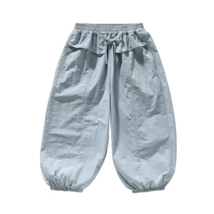 舒适薄款收口灯笼裤夏季新品