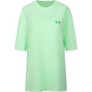 [季末折扣]Y3山本耀司女士时尚春夏中长款运动短袖T恤上衣HG8552