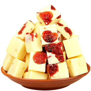 奶酪块蔓越莓内蒙古草原特产牛奶即食奶块疙瘩奶制品酸奶儿童零食