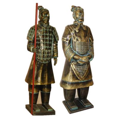 泥塑陶土兵马俑陶俑陶土泥人现货