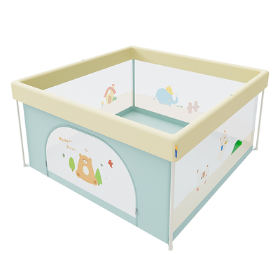 婴儿地上围栏客厅围栏一键折叠