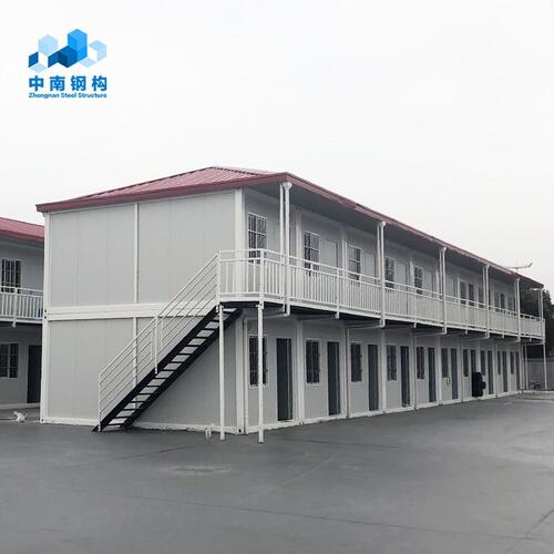 户外工地宿舍房集装箱房彩钢板集成房屋移动板房屋多层活动房子