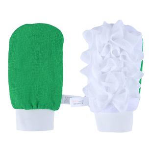 双面双用搓澡巾强力搓泥手套后背专用洗澡巾中砂搓灰布沐浴球浴花