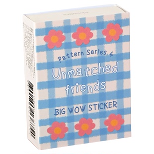 韩国MONOLIKE可爱清新手账格纹装饰素材对话框粘性留言贴便签贴纸