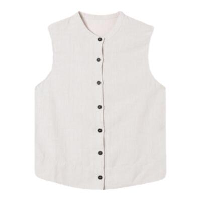 THESOONG汉麻圆领休闲马甲