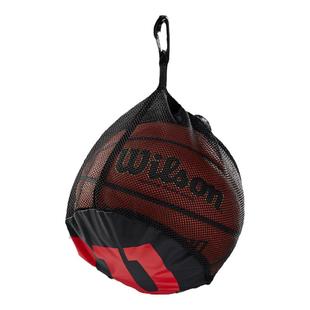 Wilson威尔胜篮球包抽绳背袋黑色便携式收纳袋子可挂钩足篮球专用