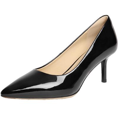 百丽女鞋子尖头裸色黑色高跟鞋夏新款亮面婚鞋浅口单鞋3O411AQ5预