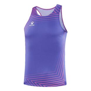 卡尔美马拉松背心无袖男t恤夏季体育生田径训练服跑步运动速干衣